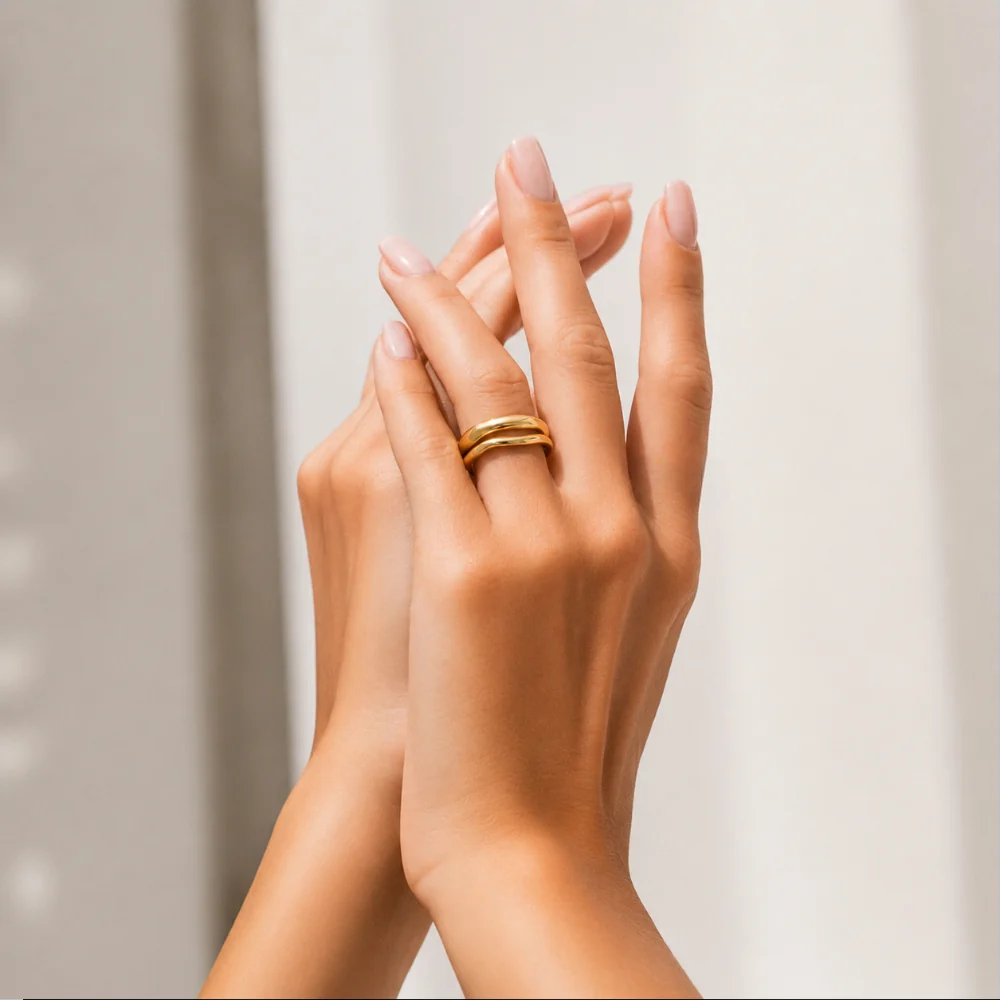 Ring Set Stackable Waterproof Jewelry